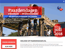 Tablet Screenshot of paardendagen.nl